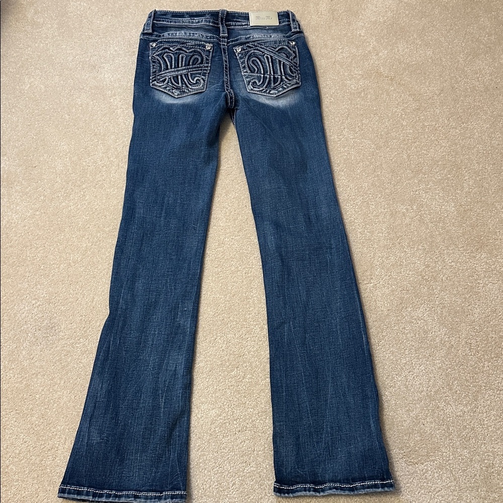 Miss Me Mid rise Boot cut jeans 26 X 32 - Picture 10 of 16